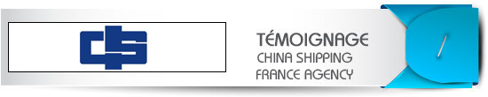 temoignage client OEA AEO : China Shipping